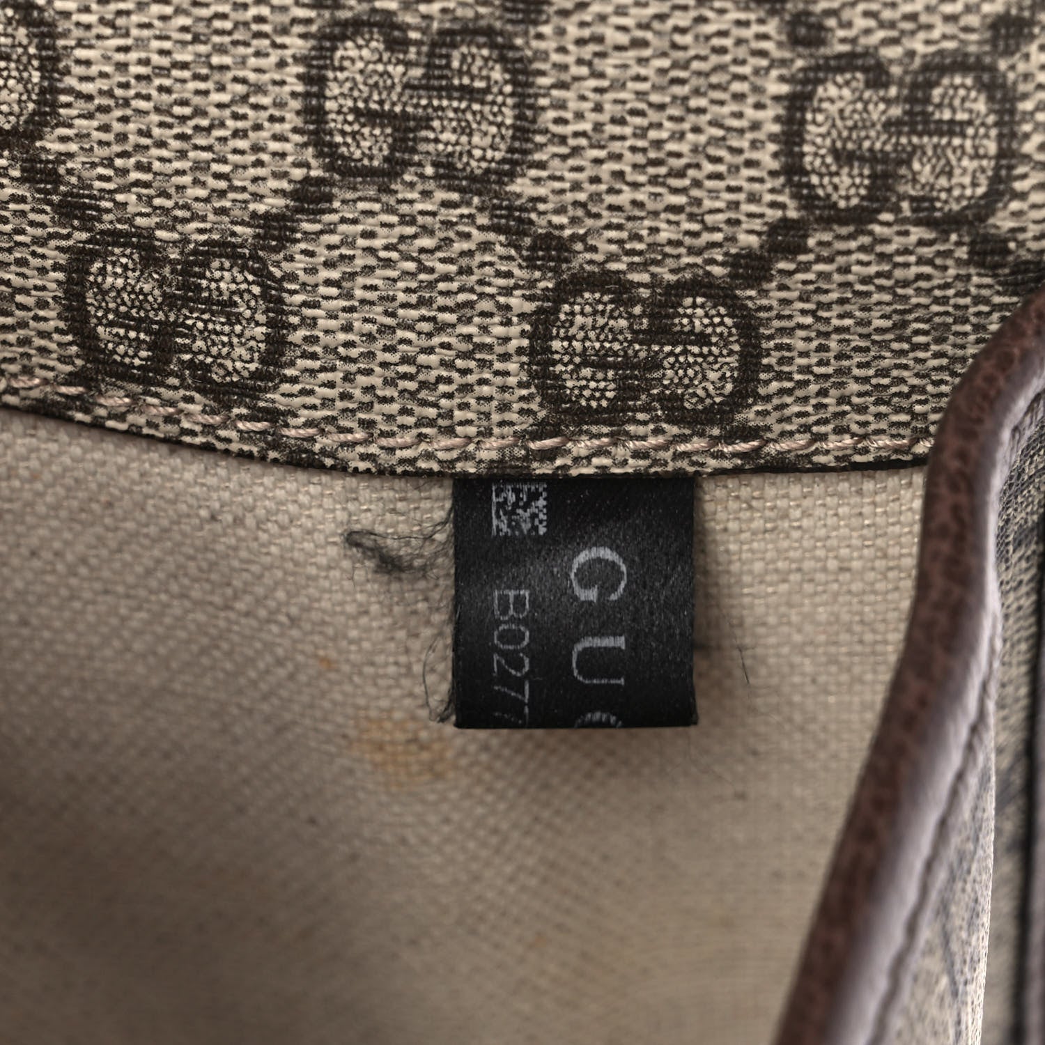 Gucci GG Supreme Monogram Neo Vintage Web Belt Bag Brown 10 of 13
