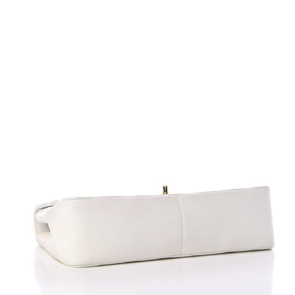 Chanel Lambskin Quilted Medium Single Flap White 4 of 15