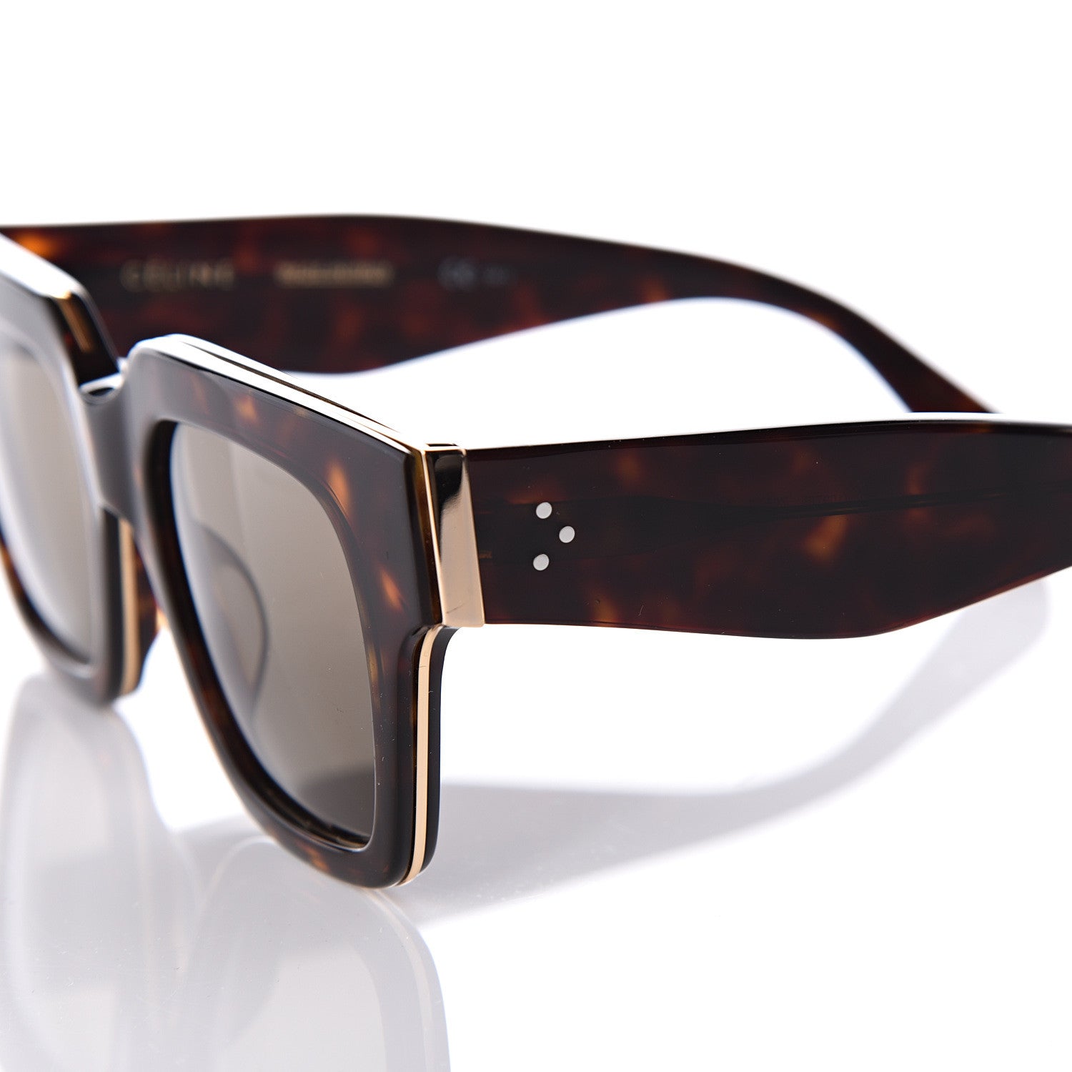 Celine Sunglasses CL 41097/S Black Havana 7 of 8