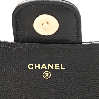 Chanel Caviar Quilted Glasses Case With Chain Black 7 of 12