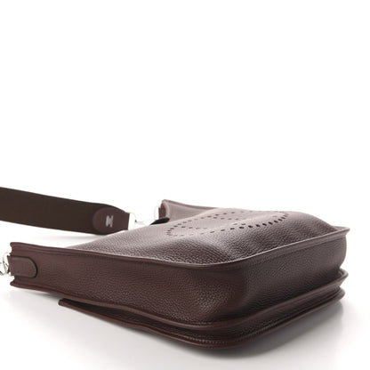 Hermes Taurillon Clemence Evelyne III PM Havane 4 of 11