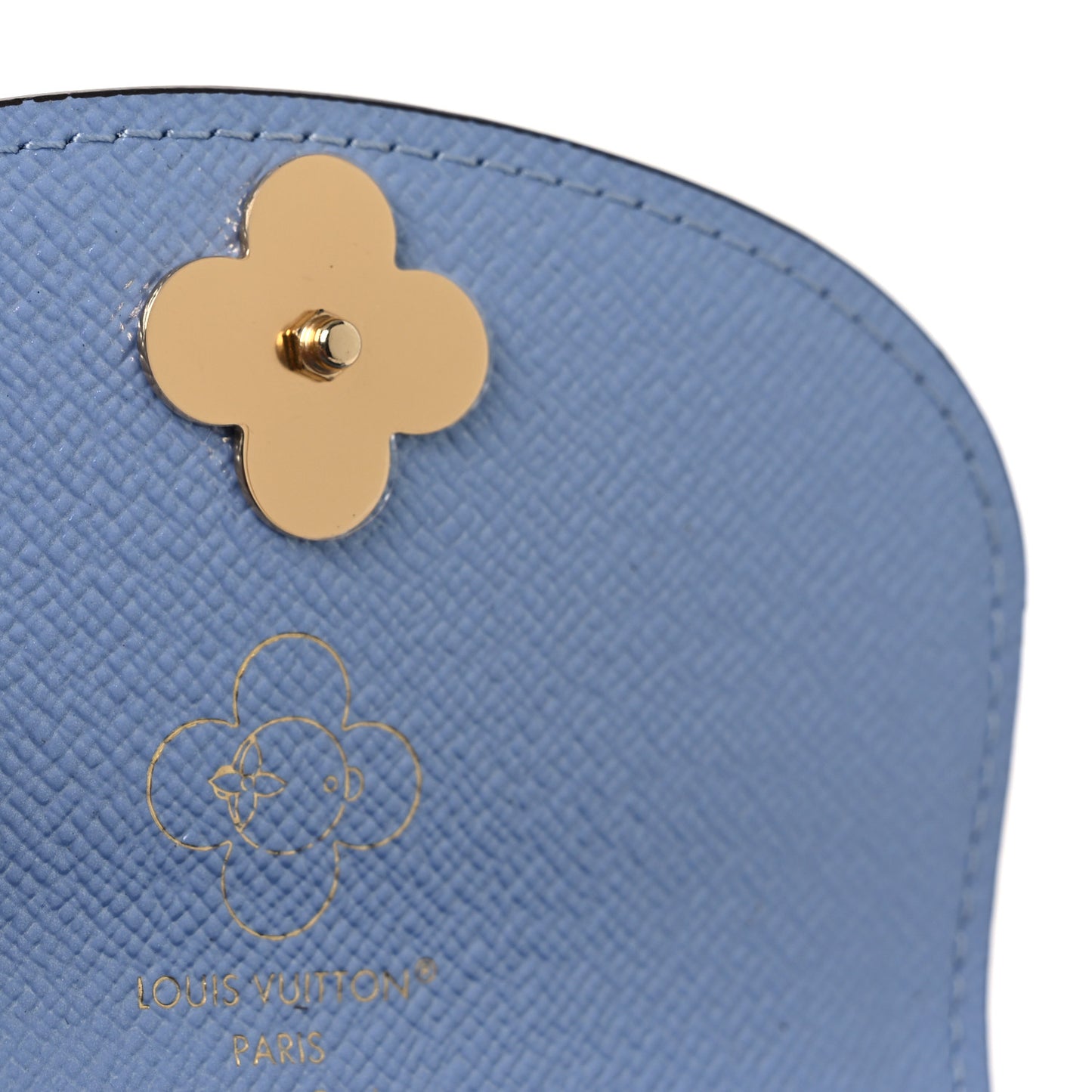 Monogram 2025 Christmas Animation Winter Holiday Rosalie Coin Purse Blue Frost
