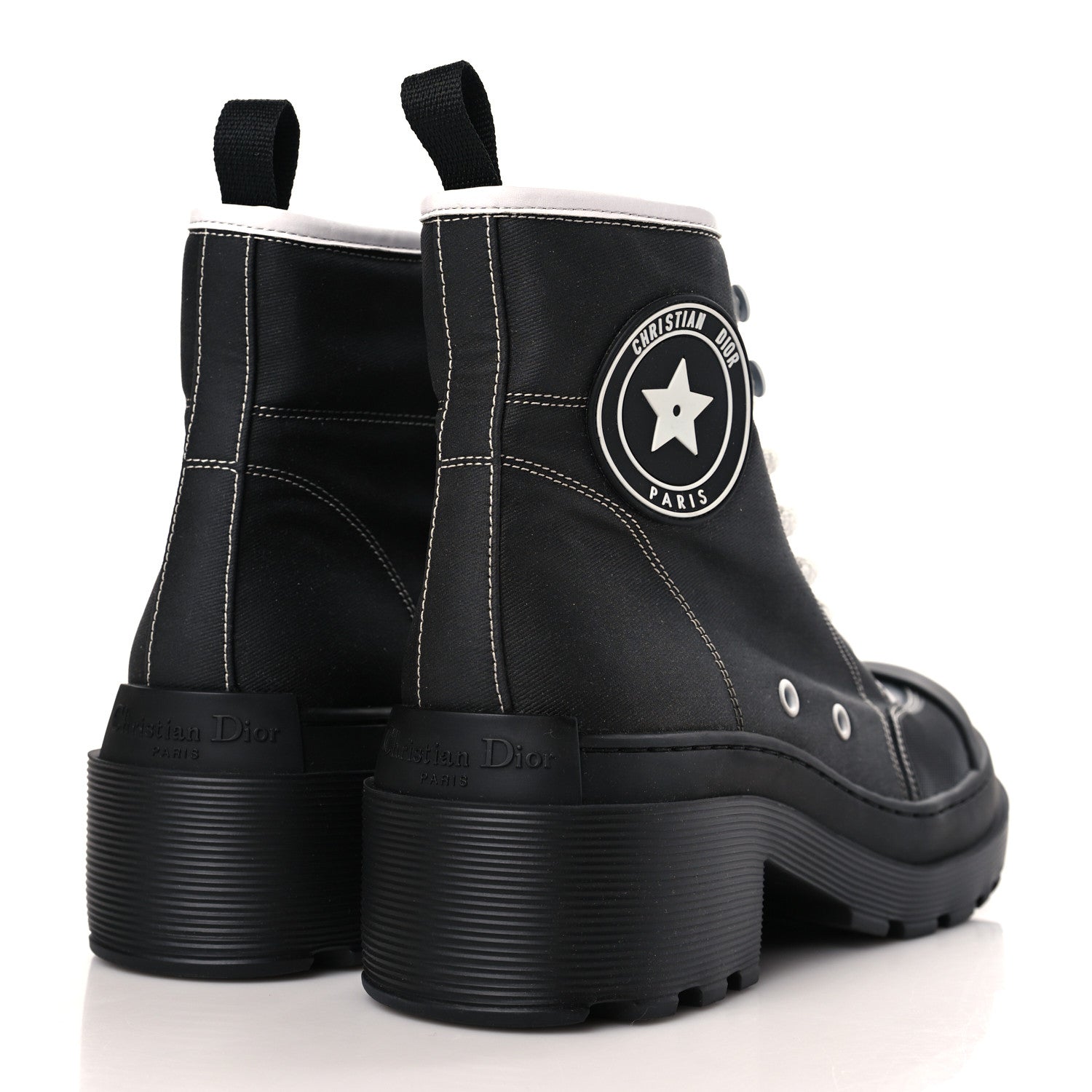 Christian Dior Technical Fabric D-Rise 35mm Boots 40.5 Black 4 of 8