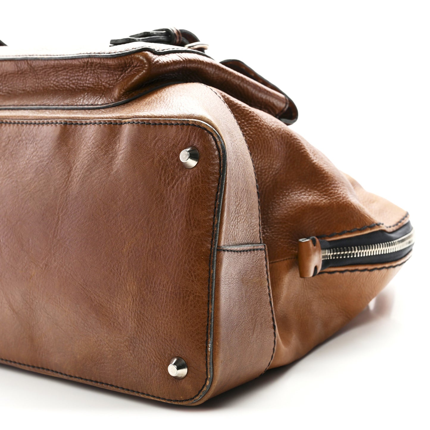 Calfskin Edith Dome Bowler Muscade