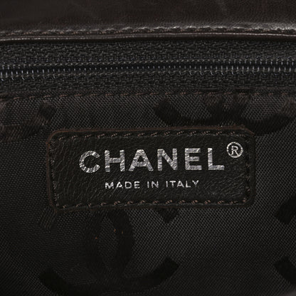 Chanel Lambskin Studded Medium Flap Brown 6 of 12