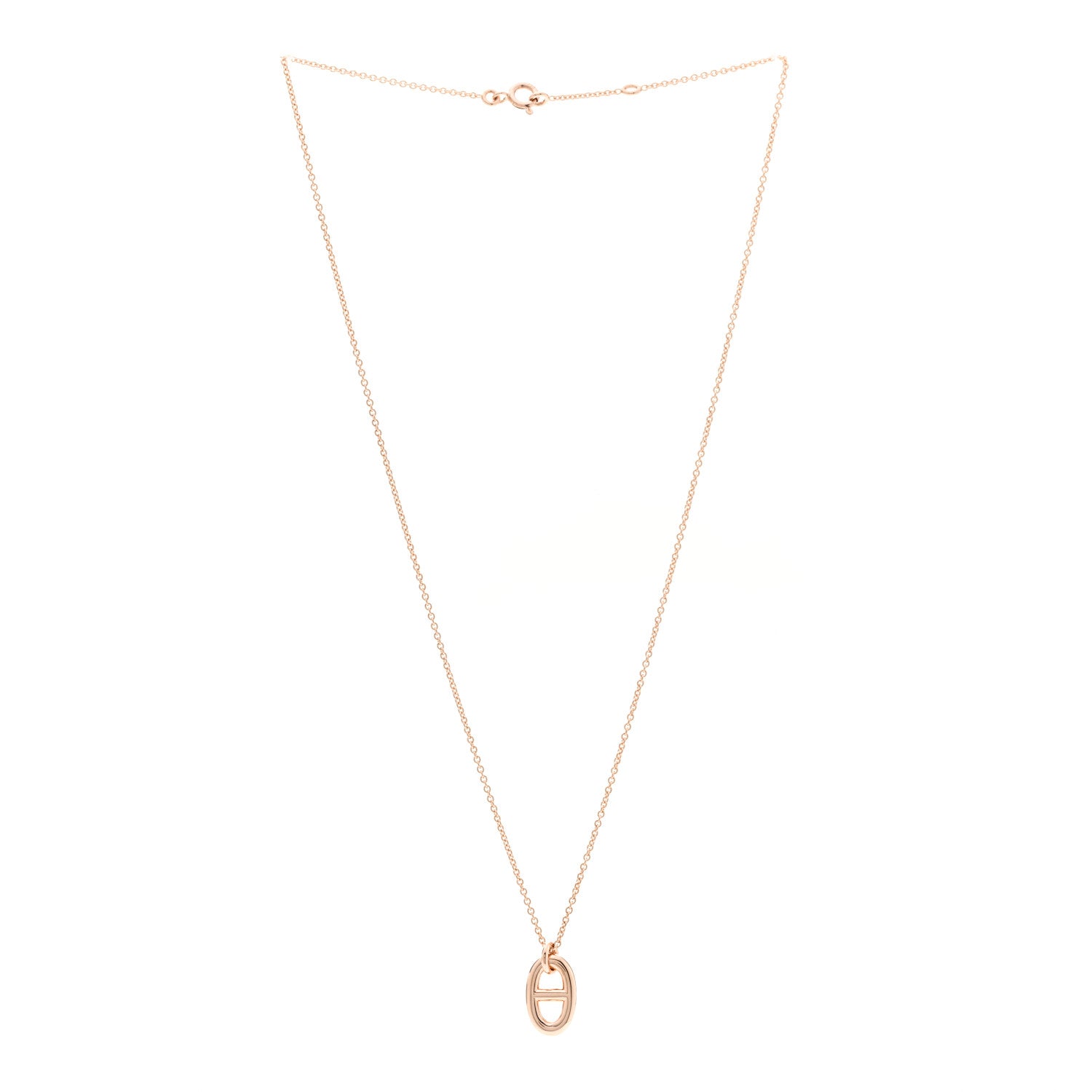 Hermes 18K Rose Gold PM Farandole Pendant Necklace 3 of 5