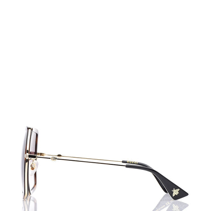 Gucci Square Frame GG0106S Sunglasses Tortoise 3 of 7