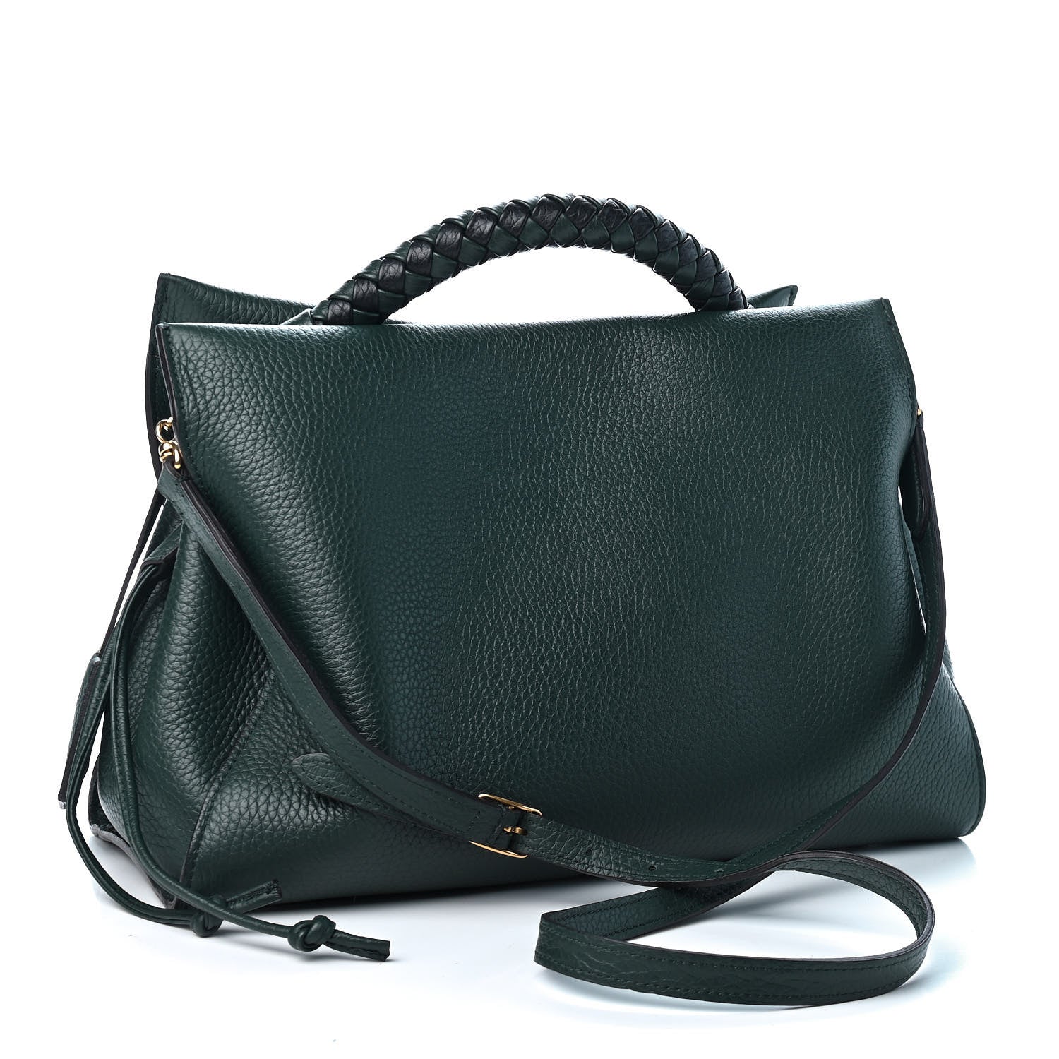 Mulberry Heavy Grain Iris Tote Mulberry Green 3 of 10