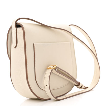 Celine Grained Calfskin Small Trotteur White 3 of 14