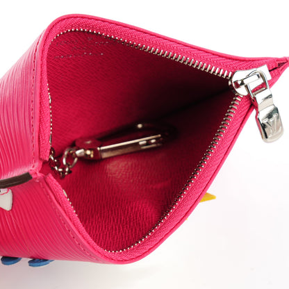 Louis Vuitton Epi Tribal Mask Key Pouch Pivoine 5 of 7