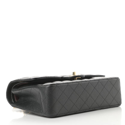 Chanel Caviar Quilted Medium Double Flap Black 6 of 12