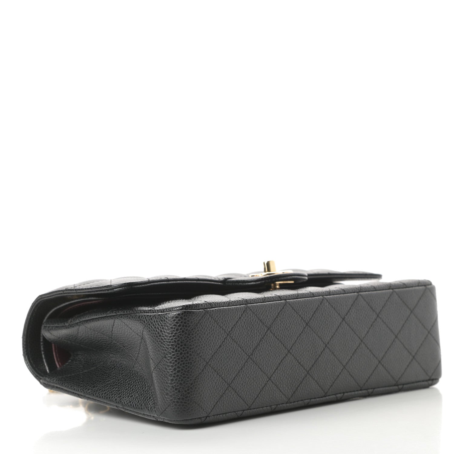 Chanel Caviar Quilted Medium Double Flap Black 6 of 12