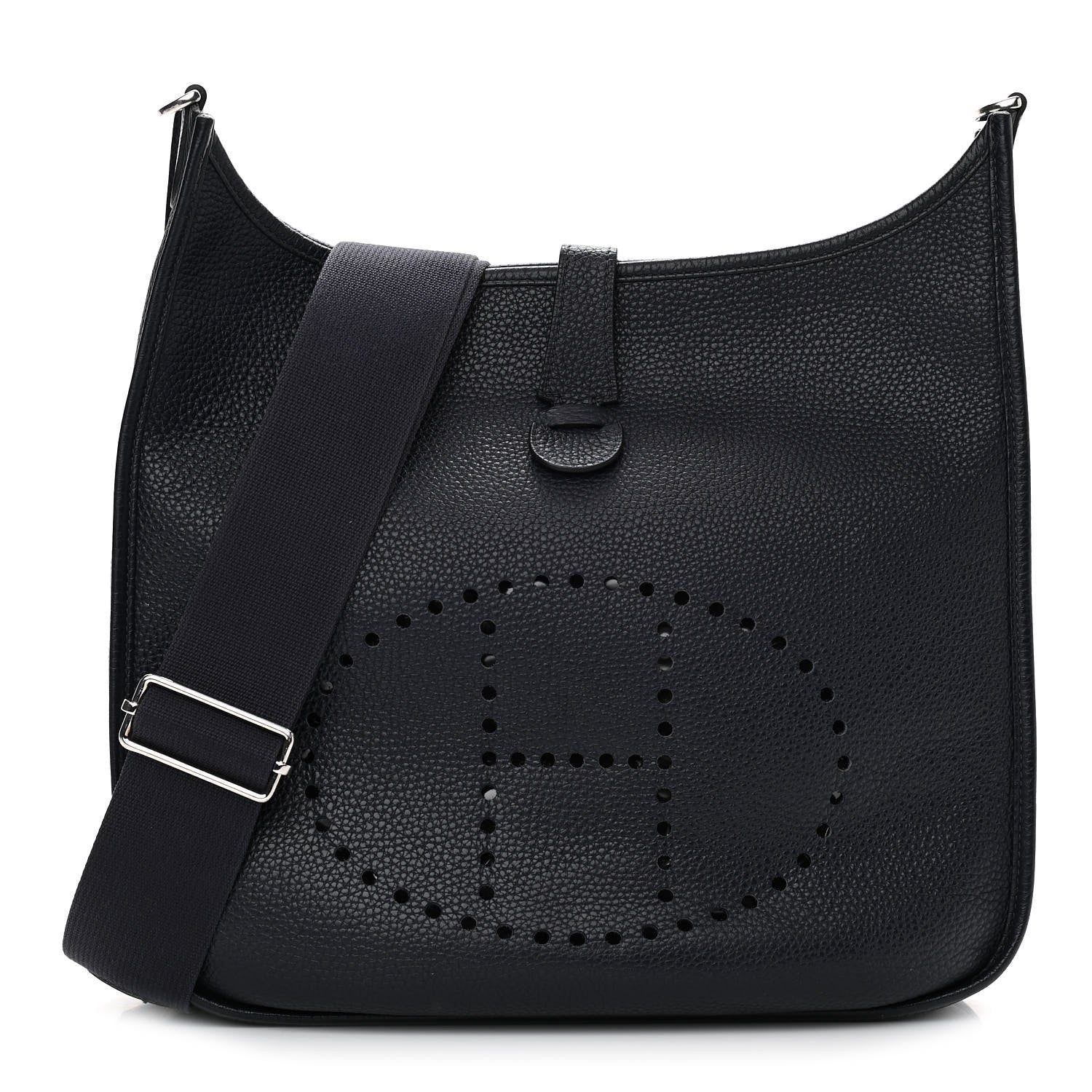 Hermes Taurillon Clemence Evelyne III GM Bleu Nuit 1 of 10