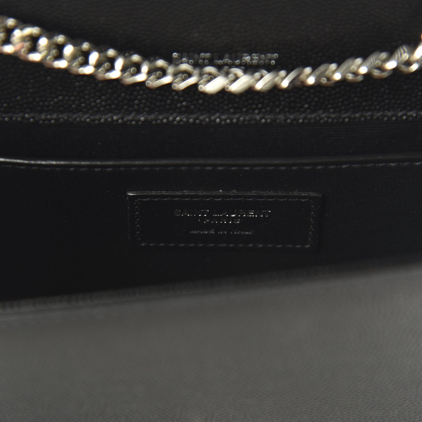Grain De Poudre Small Monogram Kate Satchel Black