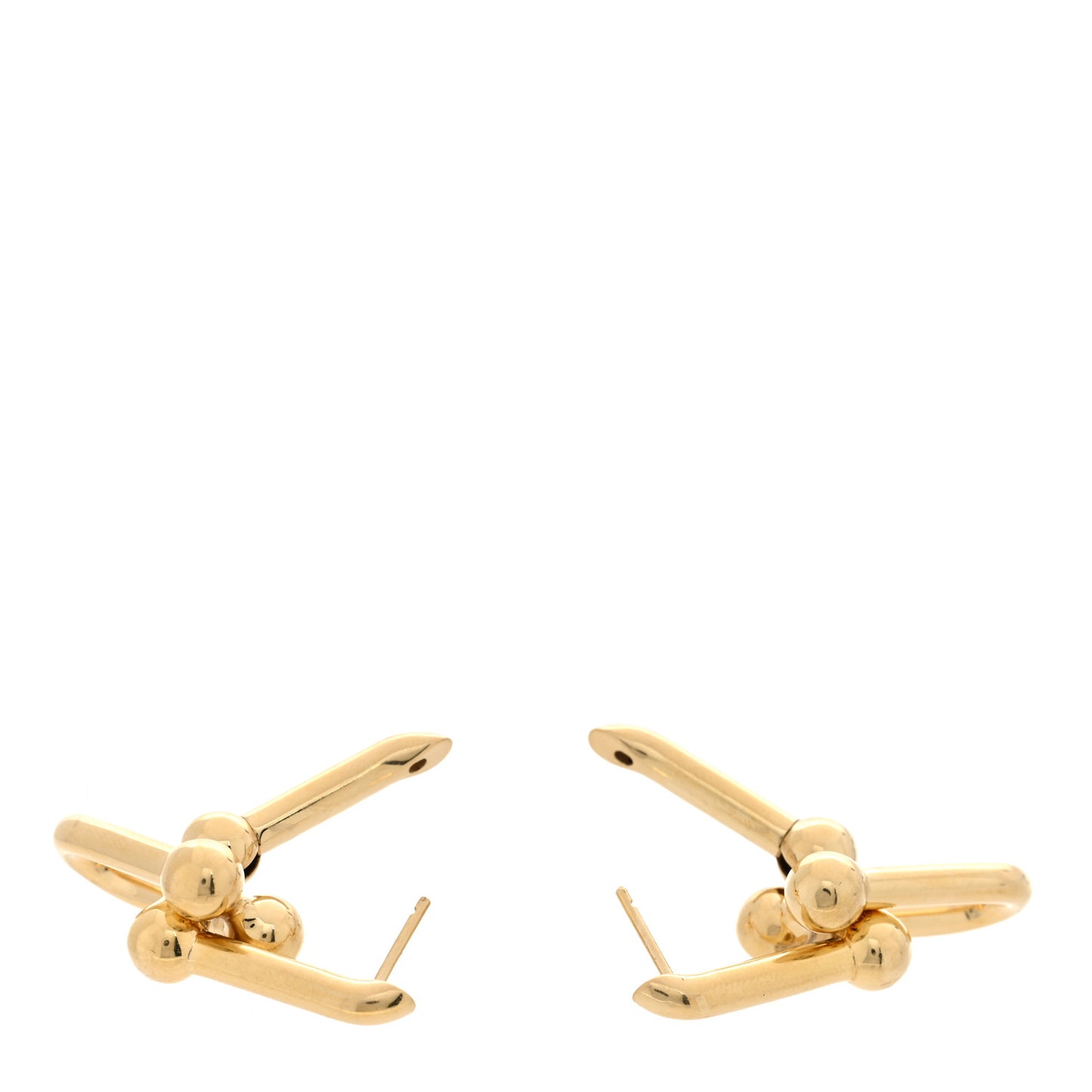 18K Yellow Gold Large HardWear Link Earrings