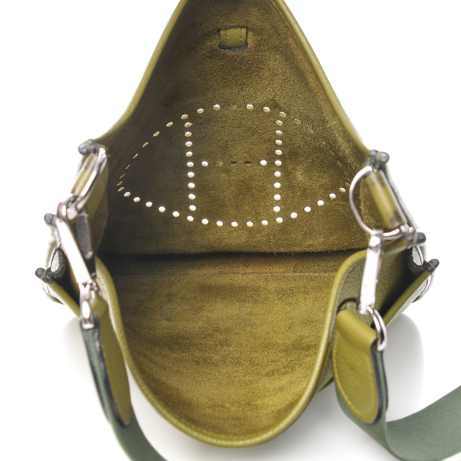 Hermes Taurillon Clemence Evelyne II PM Vert Chartreuse 5 of 8
