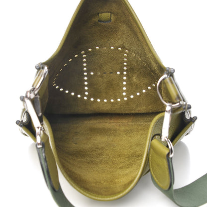 Hermes Taurillon Clemence Evelyne II PM Vert Chartreuse 5 of 8