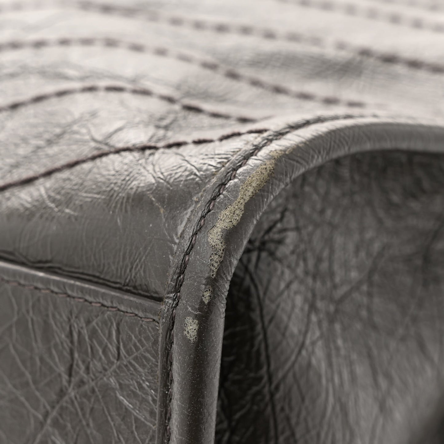 Crinkled Calfskin Matelasse Monogram Niki Shoulder Bag Storm