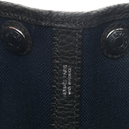 Hermes Toile Negonda Garden Party 30 TPM Bleu Marine Black 6 of 12