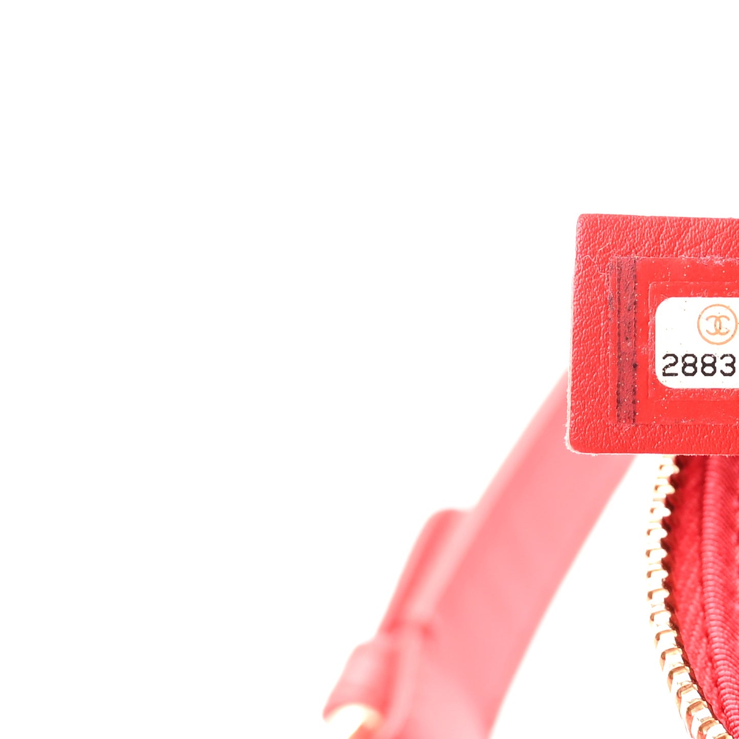 Lambskin Quilted Waist Bag Fanny Pack Red