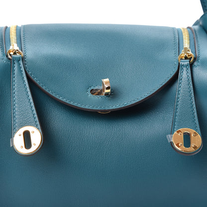 Hermes Swift Mini Lindy 20 Vert Bosphore 6 of 10