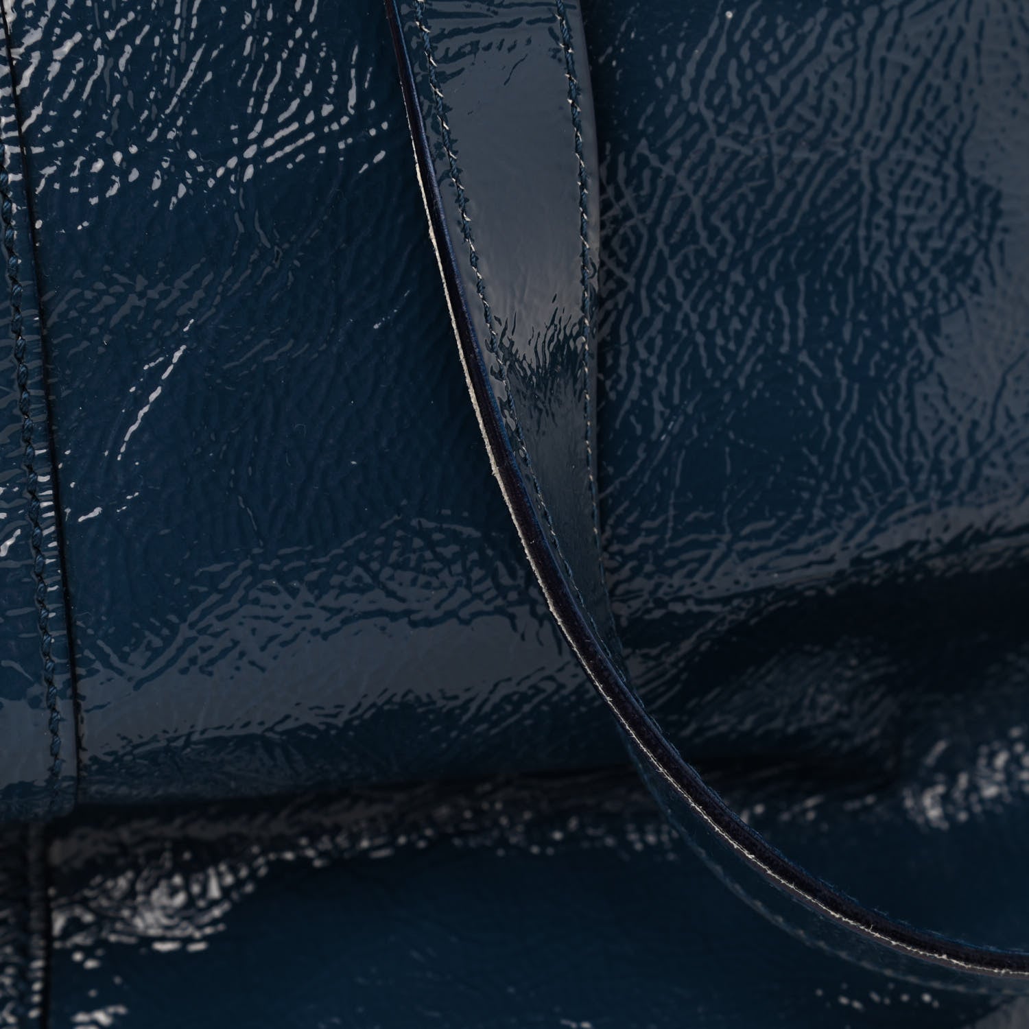Saint Laurent Patent Medium Downtown Blue 7 of 7