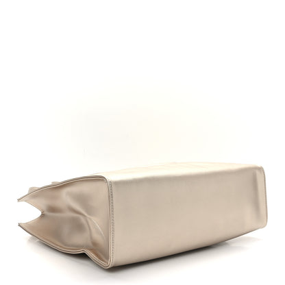 Telfar Metallic Vegan Leather Medium Shopping Bag Gold 4 of 8