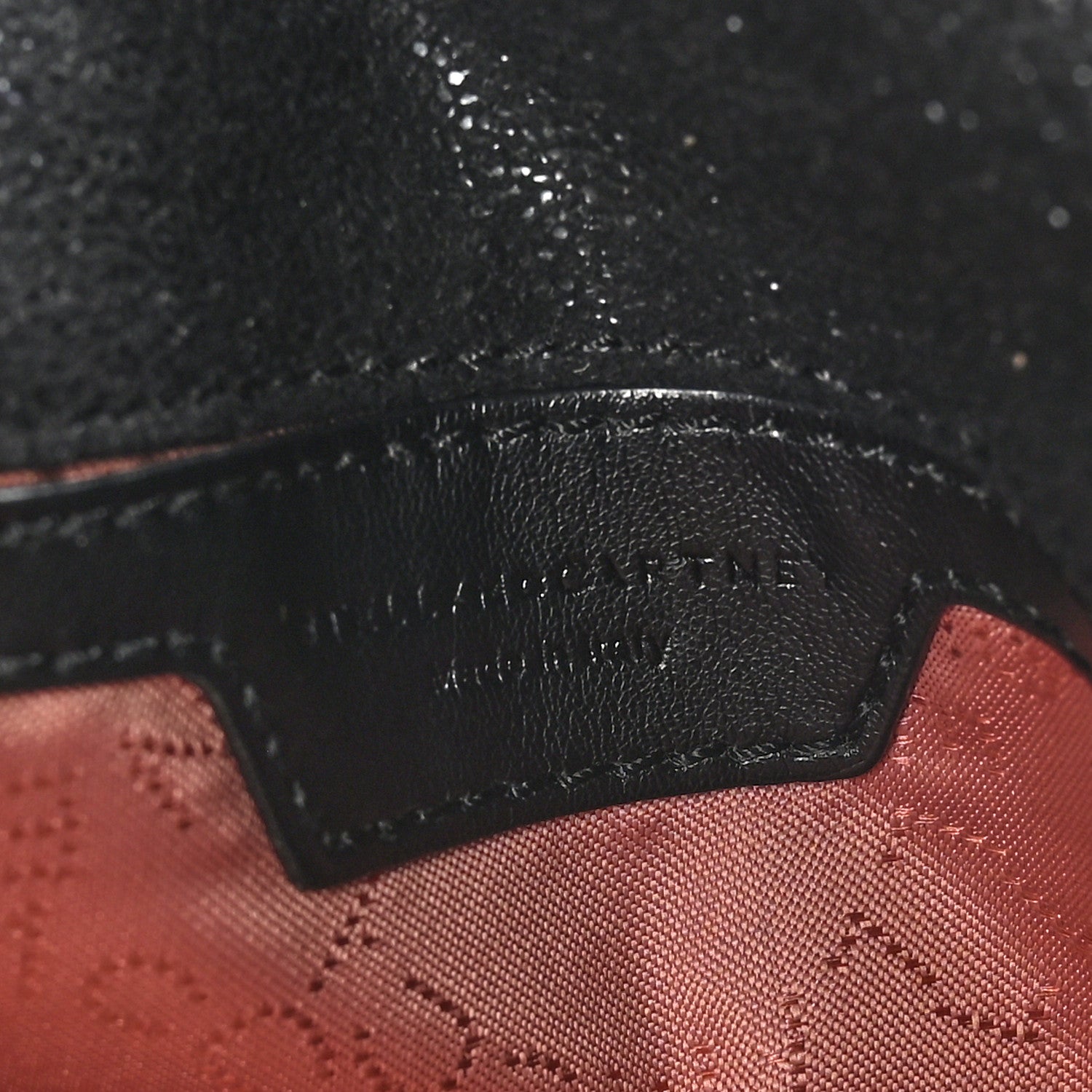 Stella McCartney Shaggy Deer Tiny Fold Over Falabella Tote Black 6 of 9