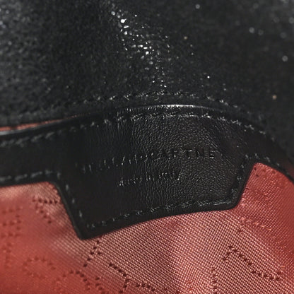 Stella McCartney Shaggy Deer Tiny Fold Over Falabella Tote Black 6 of 9