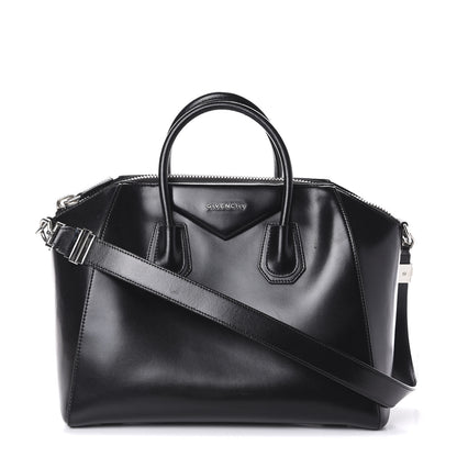 Givenchy Shiny Lord Calfskin Medium Antigona Black 1 of 10
