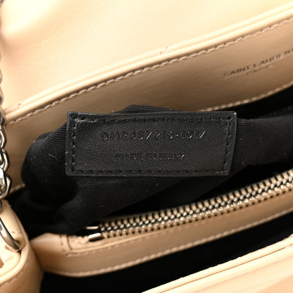 Saint Laurent Calfskin Y Quilted Monogram Medium Loulou Chain Satchel Nude Powder 7 of 11