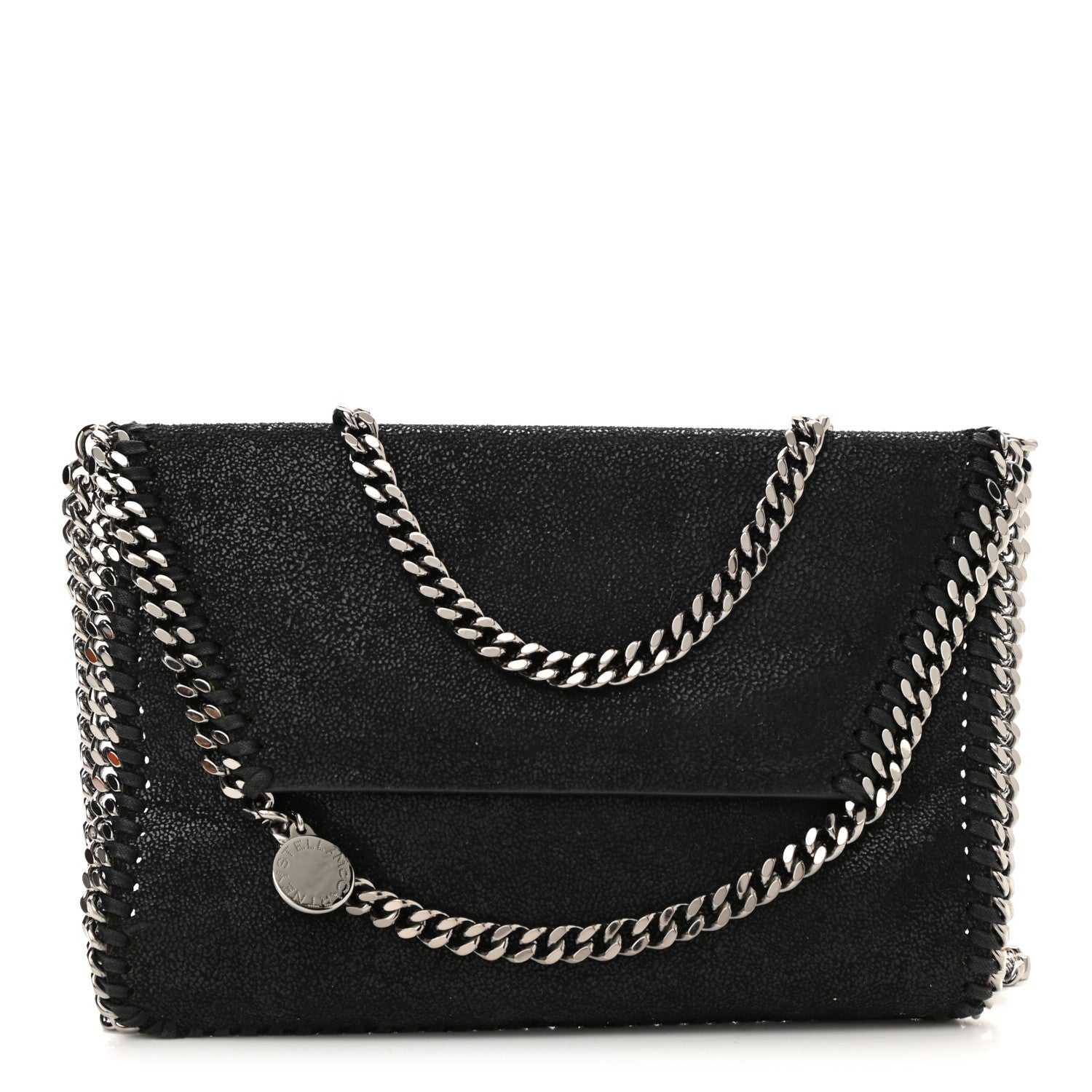 Stella McCartney Shaggy Deer Falabella Mini Crossbody Bag Black 1 of 9