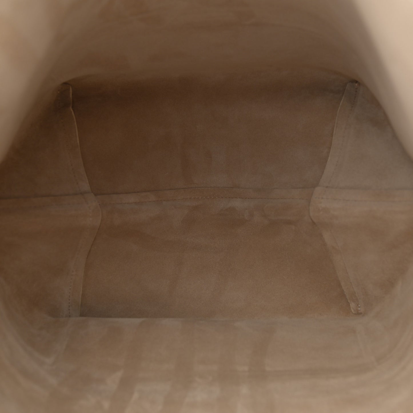 Grained Calfskin Large N/S Park Tote Ivory