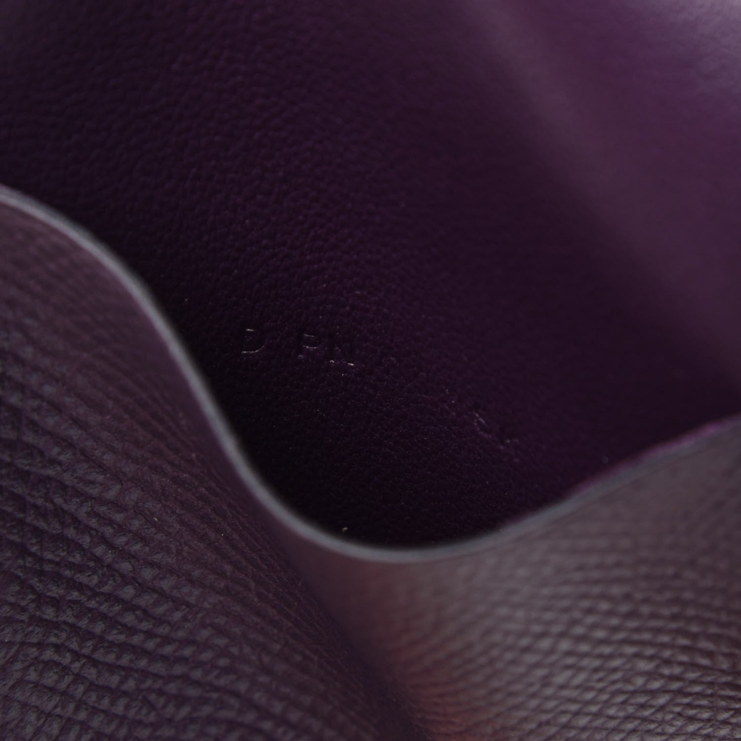 Hermes Epsom Guernesey Card Case Raisin 7 of 7