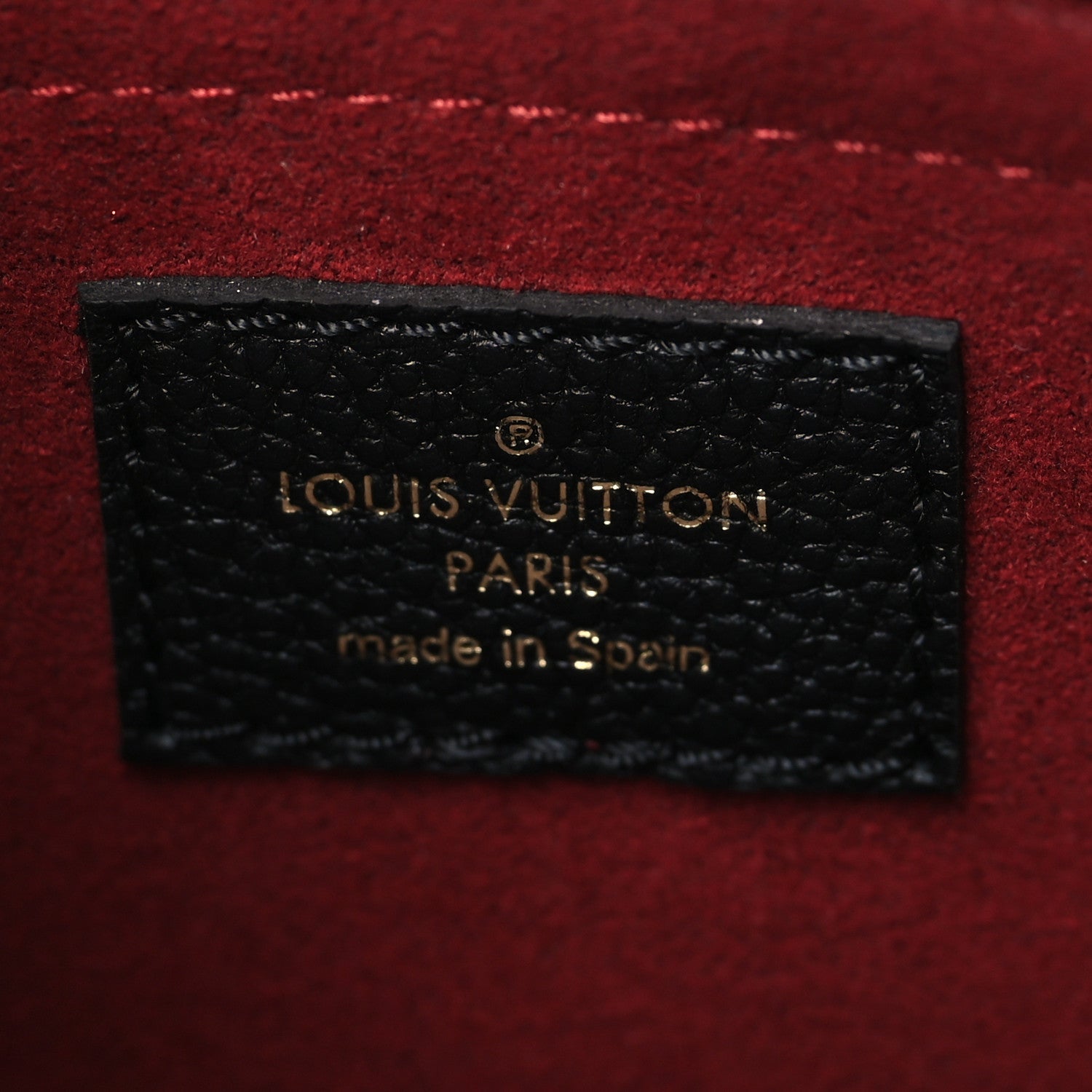 Louis Vuitton Empreinte Monogram Giant Multi Pochette Accessories Black Beige 6 of 9