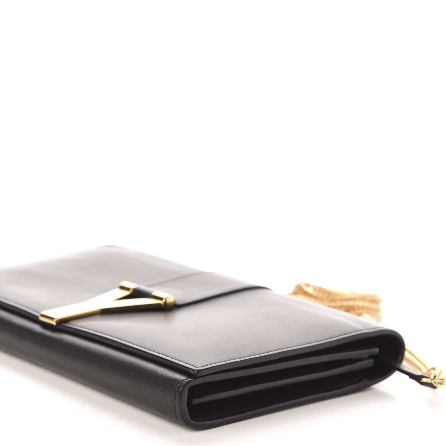 Saint Laurent Calfskin Classic Y Ligne Chain Wallet Black 10 of 11