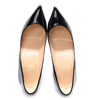 Christian Louboutin Patent Pigalle Follies 100 Pumps 37.5 Black 2 of 8