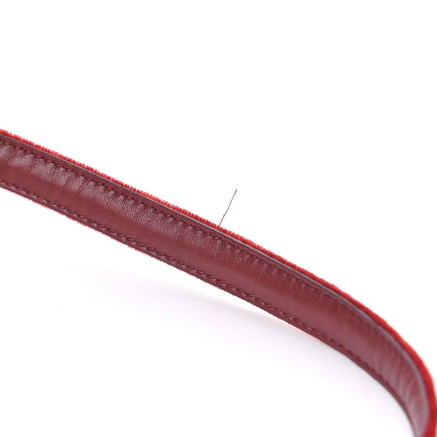 Velluto Matelasse Rider Belt Bag Cherry