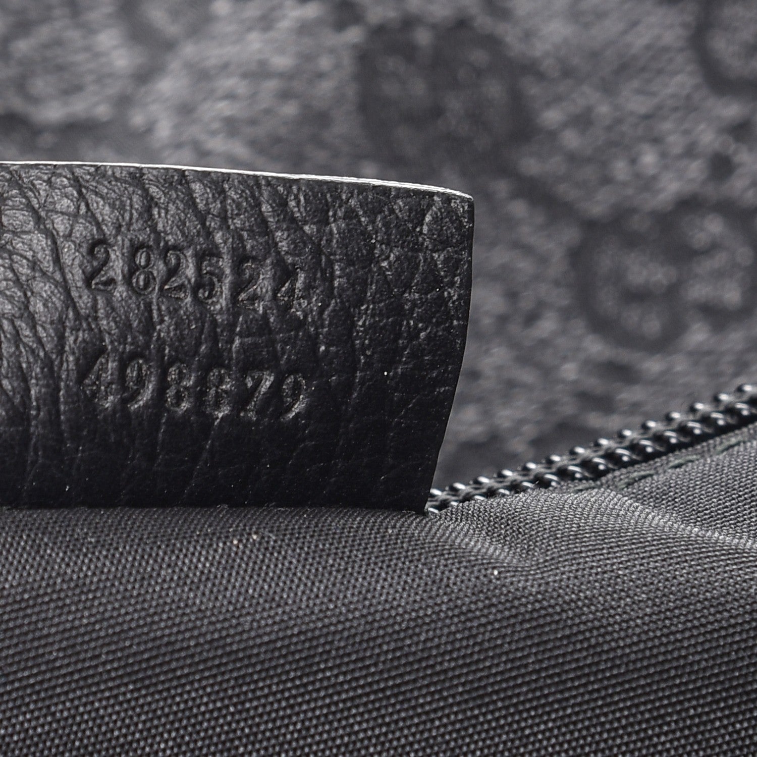 Gucci Denim Monogram Hysteria Double Buckle Flap Messenger Bag 7 of 7