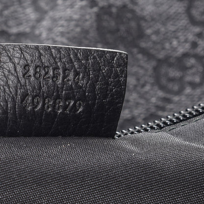 Gucci Denim Monogram Hysteria Double Buckle Flap Messenger Bag 7 of 7