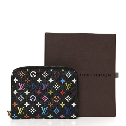 Louis Vuitton Monogram Multicolor Zippy Coin Purse Black Grenade 8 of 8