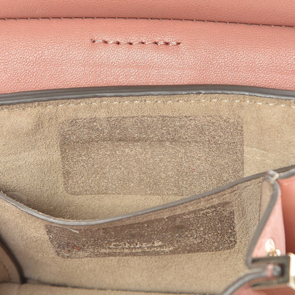 Chloe Suede Calfskin Mini Faye Bracelet Bag Ideal Blush 8 of 11