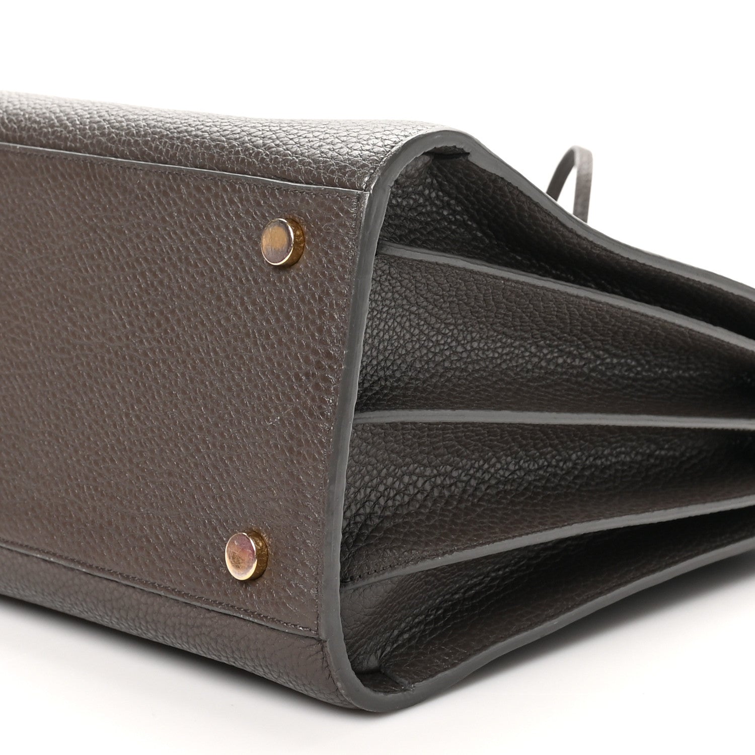 Saint Laurent Grained Calfskin Small Sac De Jour Taupe 12 of 12