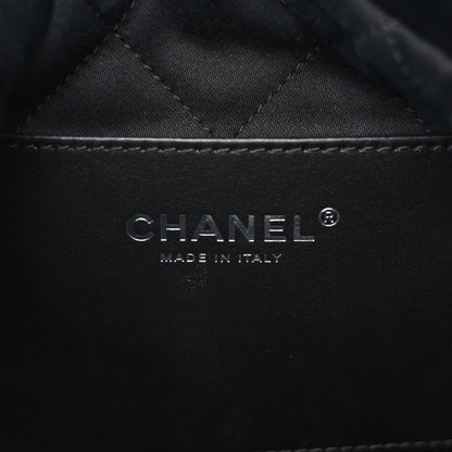 Chanel Shiny Calfskin Quilted Mini Chanel 22 So Black 5 of 10