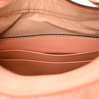 Gucci Calfskin Matelasse Chevron Mini GG Marmont Half Moon Hobo Peachy Chic 6 of 10
