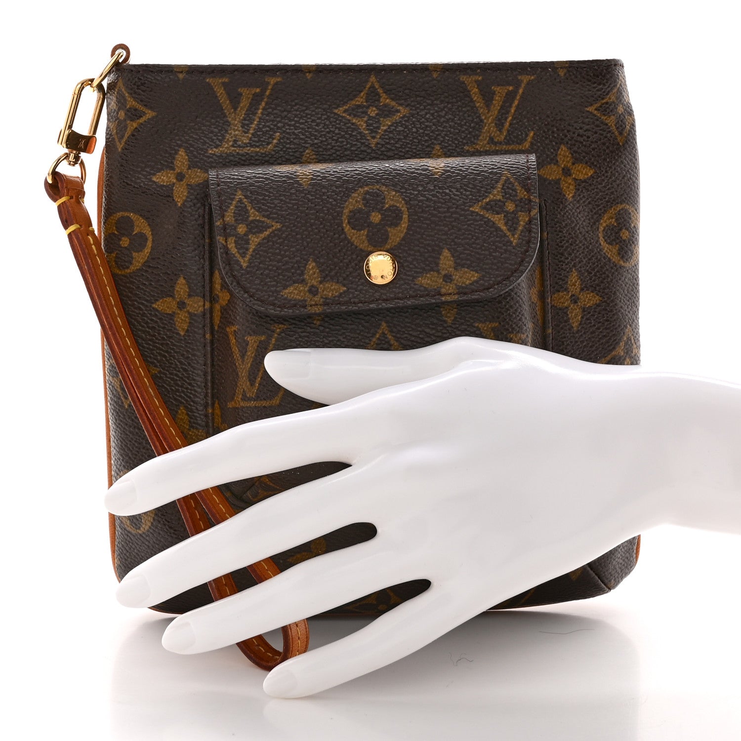 Louis Vuitton Monogram Partition Wristlet 2 of 11
