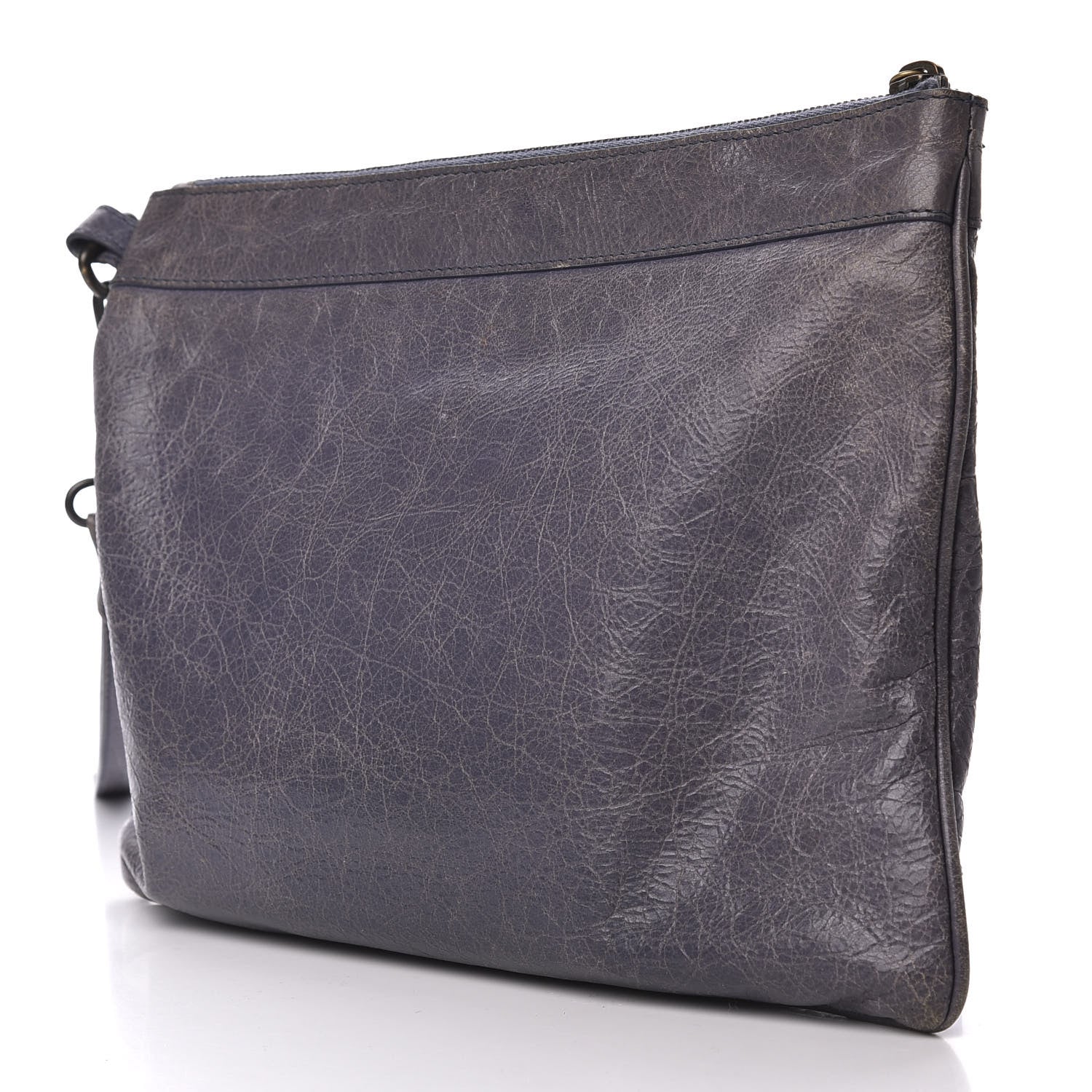 Balenciaga Agneau Classic Hardware Flat Handle Clutch Jacynthe 3 of 6