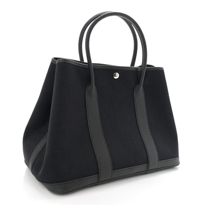 Hermes Toile Negonda Garden Party Tote 36 MM Black 4 of 12