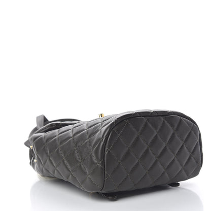 Chanel Calfskin Quilted Mini Urban Spirit Backpack Dark Brown 4 of 10
