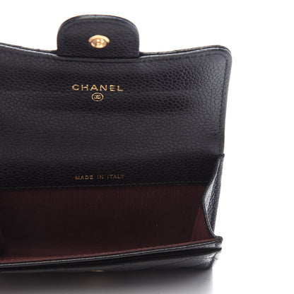 Chanel Caviar Quilted Flap Card Holder Black 5 of 7